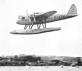 THE MERCURY IN FLIGHT during its tests at Rochester, Kent