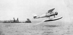 A FAIREY SWORDFISH taking off for its half-hour acceptance trials