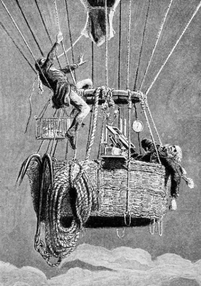 GLAISHER LAY UNCONSCIOUS against the balloon basket during the record ascent on September 5 1862