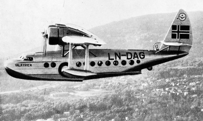 The Sikorsky S-43, used by D.N.L. Airlines