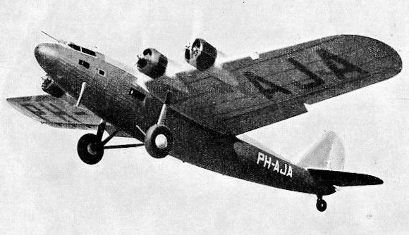 FOUR-ENGINED F.36 AIR LINER built by Fokker