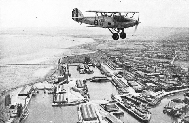 HAWKER HART of No. 603 City of Edinburgh Squadron of the Auxiliary Air Force in flight