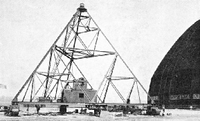 MOBILE MAST USED AT LAKEHURST, NEW JERSEY, U.S.A., for mooring airships