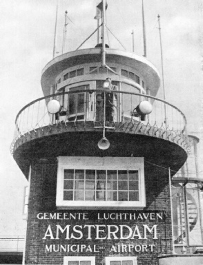 THE CONTROL TOWER AT SCHIPHOL