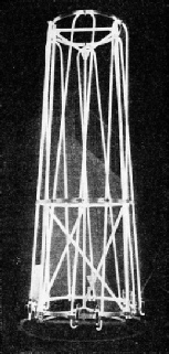 HIGH-VOLTAGE DISCHARGE TUBES containing neon gas act as an identification beacon for Croydon Airport