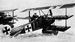 THE MALTESE CROSS was used by the early German military aeroplanes as an identification mark