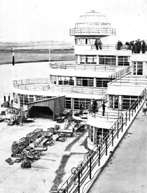 CONTROL TOWER AT LE BOURGET AIRPORT