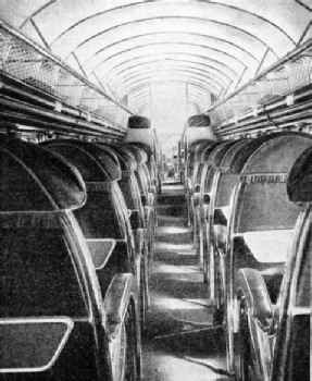 INTERIOR OF AN AIR LINER