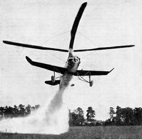 DUSTING A CRANBERRY PLANTATION in New Jersey