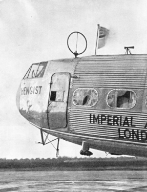 AERIAL EQUIPMENT on the Imperial Airways liner Hengist