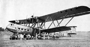 THE AIR LINER HANNIBAL AT ENTEBBE, UGANDA