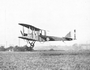HEAVILY CAMBERED WINGS and square-cut members were features of the De Havilland DH.6