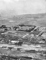 the country immediately east of Shoreham airport