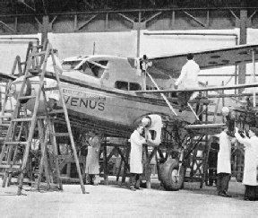 One of the D.H.86B express air liners belonging to Railway Air Services 