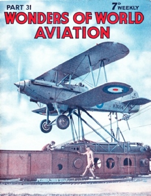 a Royal Air Force biplane about to be launched from a catapult at No.1 RAF Flying Training School at Leuchars