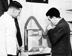 TO TEST THE LUNG CAPACITY of an applicant for a flying licence a spirometer is used