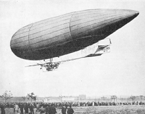 THIS AIRSHIP MADE HISTORY by being the first airship to cross the English Channel