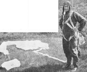 THE CONTROLS OF THE AEROPLANE FAILED on June 13, 1924, when Second-Lieut. Walter Lee was flying as low as 150 feet
