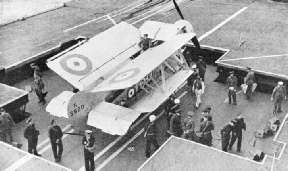 AN AIRCRAFT LIFT IN OPERATION