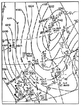 ISOBARS are lines joining points where the barometric pressure is the same