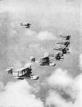 FLYING BOATS AND FLOATPLANES from aircraft carriers of the Royal Navy