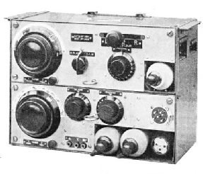 RECEIVER FOR DIRECTION-FINDING RADIO which works on a loop aerial and provides facilities for homing radio