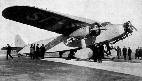 FOKKER F XII AIRCRAFT of Swedish Air Lines, the Varmland