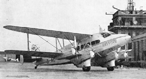 The D.H.36B four-engined biplanes used on routes of Railway Air Services