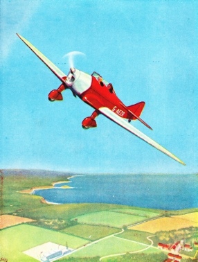 THE MILES MAGISTER is a low-wing cantilever monoplane often used for instructional purposes