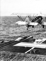 A TAKE-OFF FROM THE DECK OF HMS COURAGEOUS