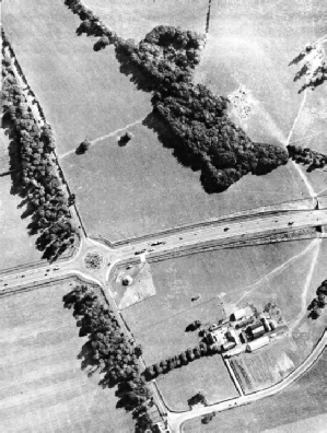 the roundabout near Haydock, Lancashire