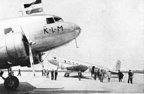 TWO AIR LINERS OF K.L.M., Royal Dutch Air Lines