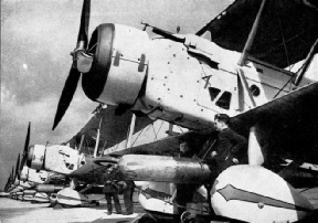 TORPEDO-CARRYING AIRCRAFT of the Vickers Vildebeest type