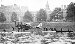 Cobham alighted in London on the River Thames on October 1, 1926