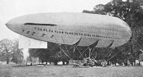 ONE OF THE EARLIEST BRITISH AIRSHIPS was the Beta, which appeared in 1910