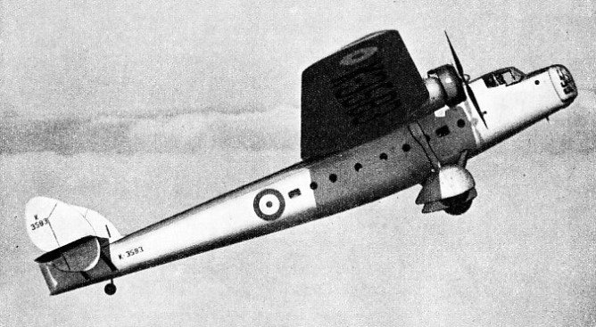 THE BRISTOL BOMBAY BOMBER-TRANSPORT