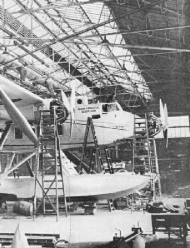 Cobham’s seaplane was of Short design with Bristol Jupiter XI F engines
