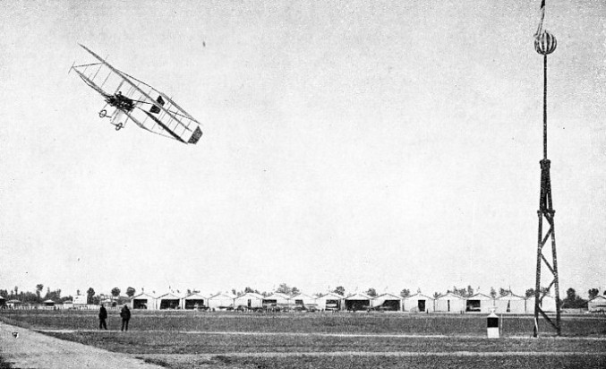 A FARMAN AEROPLANE at the Milan meeting in 1910