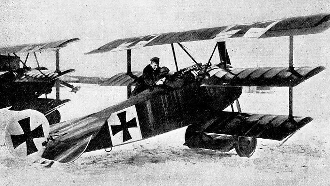 THE MALTESE CROSS was used by the early German military aeroplanes as an identification mark