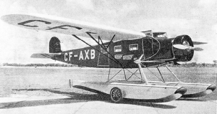 Fairchild 82-B monoplane of Dominion Skyways Limited