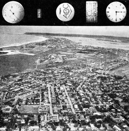 PRINT OF AN AIR VIEW of Durban, South Africa