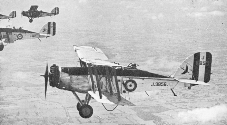 Men of the Transjordan Frontier Force bringing a report to a waiting Air Force Patrol near Haifa