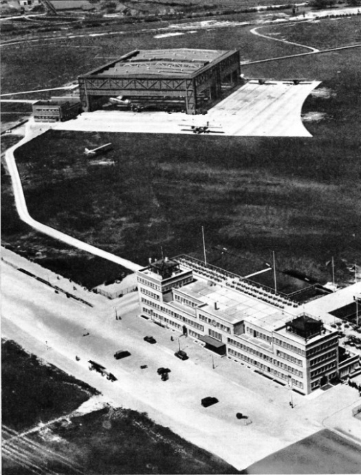 AN AIR VIEW OF MUNICH AERODROME