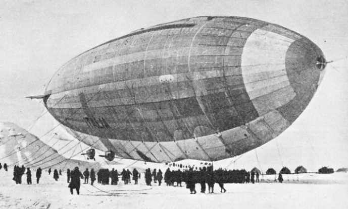 THE ITALIA LEAVING KING'S BAY, Svalbard, on May 23, 1928