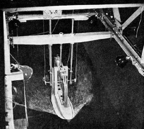 A SEAPLANE TESTING TANK at the Royal Aircraft Establishment