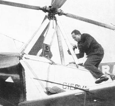 INVENTOR OF THE “AUTOGIRO” AIRCRAFT, Senor Don Juan de la Cierva