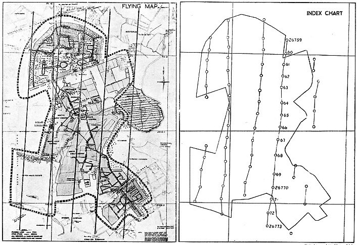 Flying map and index chart