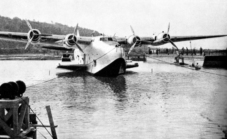 BOEING 314 FLYING BOAT of  Pan American Airways