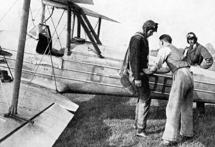 PARACHUTES ARE ALWAYS WORN for flying by pupils and qualified pilots of the Royal Air Force