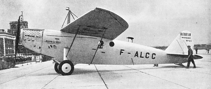 The Joseph le Brix, piloted by Paul Codos and Maurice Rossi, beat the world long-distance record in August 1933